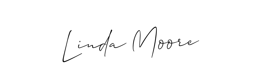Best and Professional Signature Style for Linda Moore. Allison_Script Best Signature Style Collection. Linda Moore signature style 2 images and pictures png