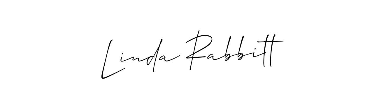 Use a signature maker to create a handwritten signature online. With this signature software, you can design (Allison_Script) your own signature for name Linda Rabbitt. Linda Rabbitt signature style 2 images and pictures png