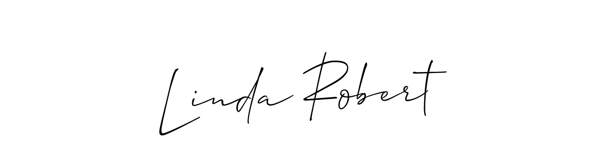 Design your own signature with our free online signature maker. With this signature software, you can create a handwritten (Allison_Script) signature for name Linda Robert. Linda Robert signature style 2 images and pictures png