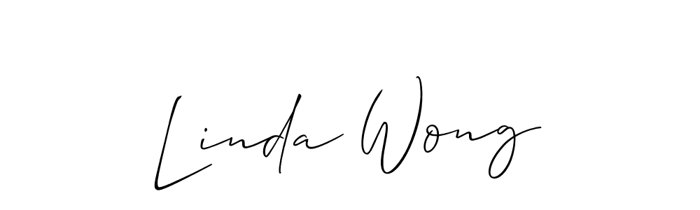 Use a signature maker to create a handwritten signature online. With this signature software, you can design (Allison_Script) your own signature for name Linda Wong. Linda Wong signature style 2 images and pictures png