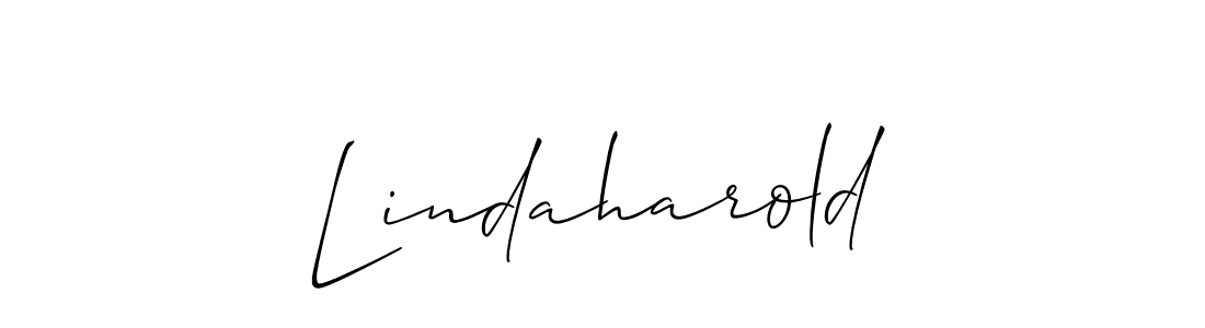 Similarly Allison_Script is the best handwritten signature design. Signature creator online .You can use it as an online autograph creator for name Lindaharold. Lindaharold signature style 2 images and pictures png