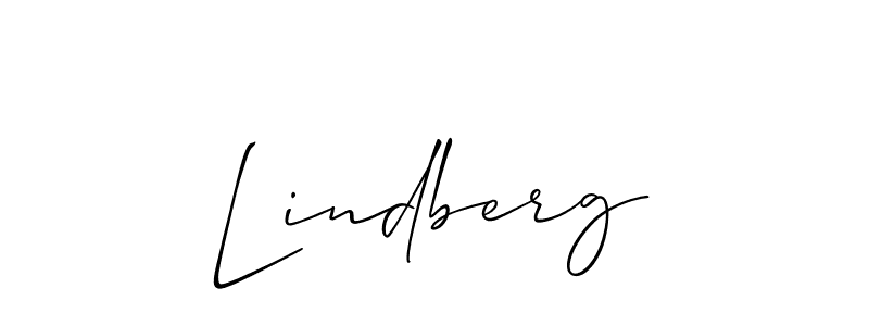You should practise on your own different ways (Allison_Script) to write your name (Lindberg) in signature. don't let someone else do it for you. Lindberg signature style 2 images and pictures png
