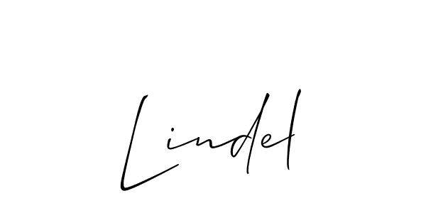 How to make Lindel signature? Allison_Script is a professional autograph style. Create handwritten signature for Lindel name. Lindel signature style 2 images and pictures png