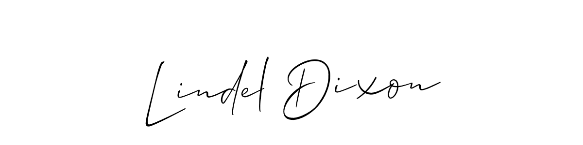 Best and Professional Signature Style for Lindel Dixon. Allison_Script Best Signature Style Collection. Lindel Dixon signature style 2 images and pictures png
