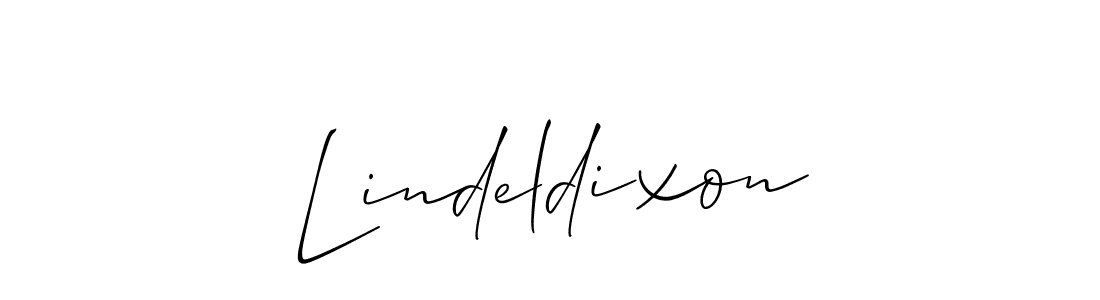 How to Draw Lindeldixon signature style? Allison_Script is a latest design signature styles for name Lindeldixon. Lindeldixon signature style 2 images and pictures png