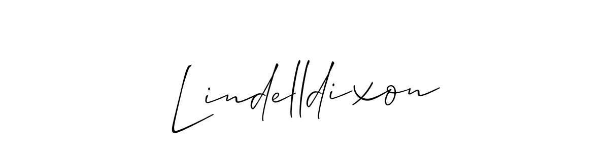 Use a signature maker to create a handwritten signature online. With this signature software, you can design (Allison_Script) your own signature for name Lindelldixon. Lindelldixon signature style 2 images and pictures png