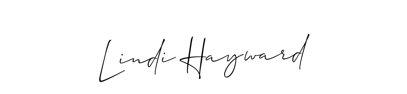 How to make Lindi Hayward signature? Allison_Script is a professional autograph style. Create handwritten signature for Lindi Hayward name. Lindi Hayward signature style 2 images and pictures png
