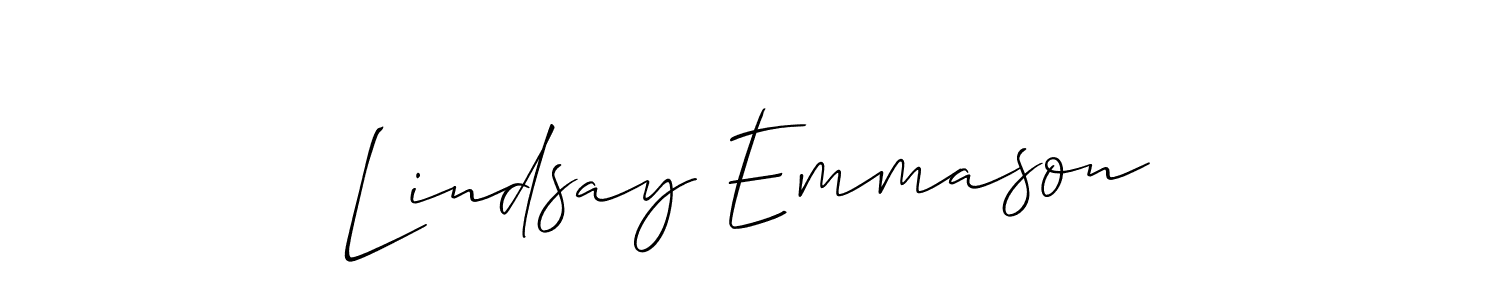 How to Draw Lindsay Emmason signature style? Allison_Script is a latest design signature styles for name Lindsay Emmason. Lindsay Emmason signature style 2 images and pictures png