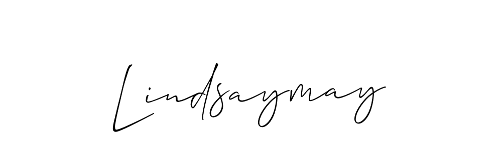 Design your own signature with our free online signature maker. With this signature software, you can create a handwritten (Allison_Script) signature for name Lindsaymay. Lindsaymay signature style 2 images and pictures png