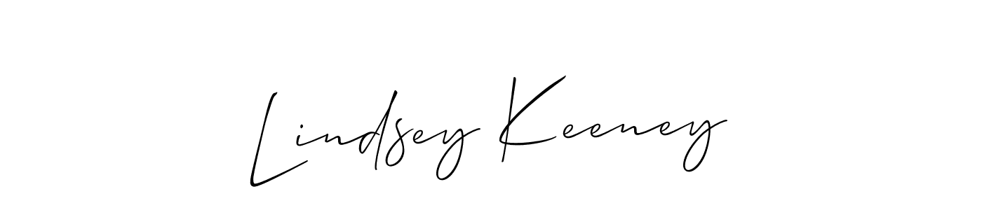 Make a short Lindsey Keeney signature style. Manage your documents anywhere anytime using Allison_Script. Create and add eSignatures, submit forms, share and send files easily. Lindsey Keeney signature style 2 images and pictures png