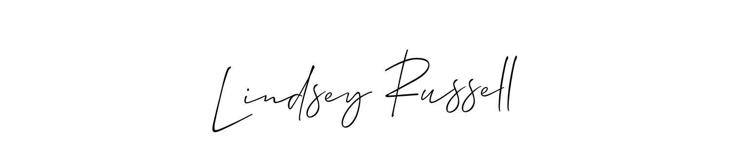 Check out images of Autograph of Lindsey Russell name. Actor Lindsey Russell Signature Style. Allison_Script is a professional sign style online. Lindsey Russell signature style 2 images and pictures png