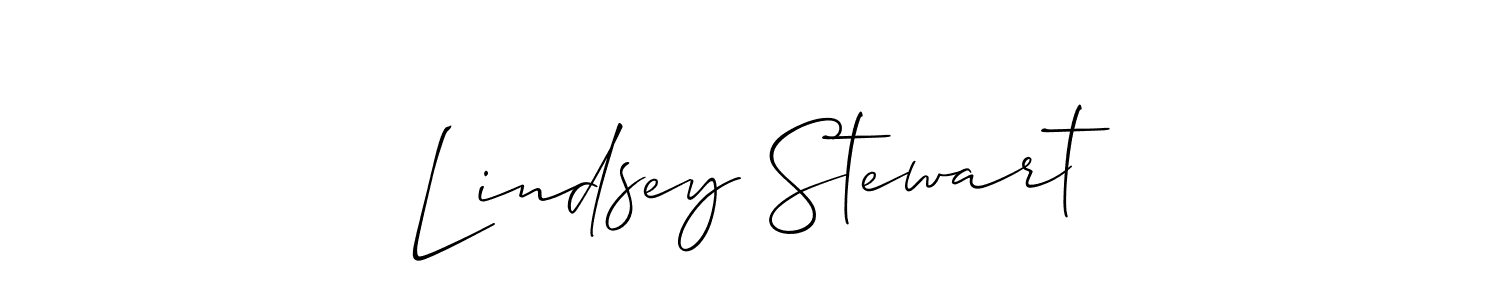 Use a signature maker to create a handwritten signature online. With this signature software, you can design (Allison_Script) your own signature for name Lindsey Stewart. Lindsey Stewart signature style 2 images and pictures png