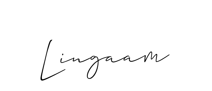 Best and Professional Signature Style for Lingaam. Allison_Script Best Signature Style Collection. Lingaam signature style 2 images and pictures png