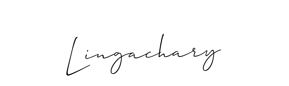 Make a short Lingachary signature style. Manage your documents anywhere anytime using Allison_Script. Create and add eSignatures, submit forms, share and send files easily. Lingachary signature style 2 images and pictures png