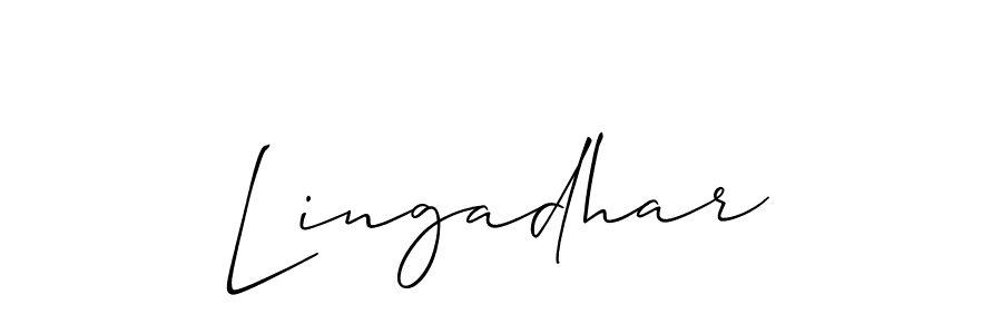 Also You can easily find your signature by using the search form. We will create Lingadhar name handwritten signature images for you free of cost using Allison_Script sign style. Lingadhar signature style 2 images and pictures png