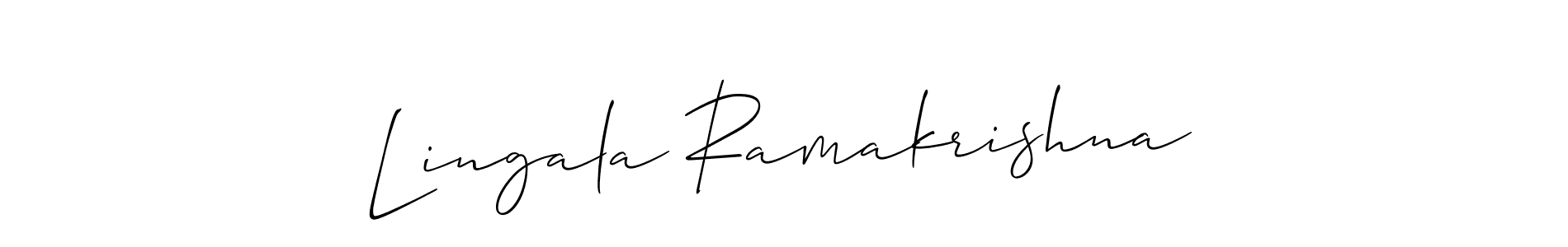 Here are the top 10 professional signature styles for the name Lingala Ramakrishna. These are the best autograph styles you can use for your name. Lingala Ramakrishna signature style 2 images and pictures png