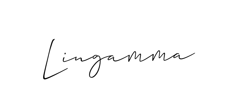 Allison_Script is a professional signature style that is perfect for those who want to add a touch of class to their signature. It is also a great choice for those who want to make their signature more unique. Get Lingamma name to fancy signature for free. Lingamma signature style 2 images and pictures png