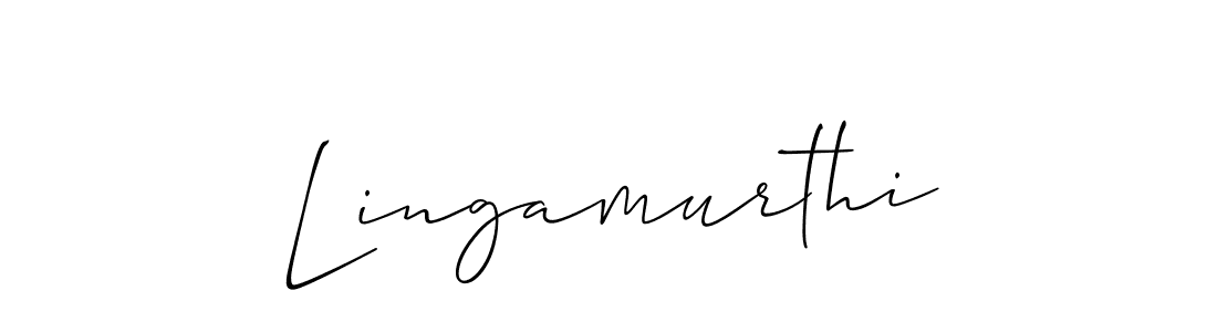 Lingamurthi stylish signature style. Best Handwritten Sign (Allison_Script) for my name. Handwritten Signature Collection Ideas for my name Lingamurthi. Lingamurthi signature style 2 images and pictures png