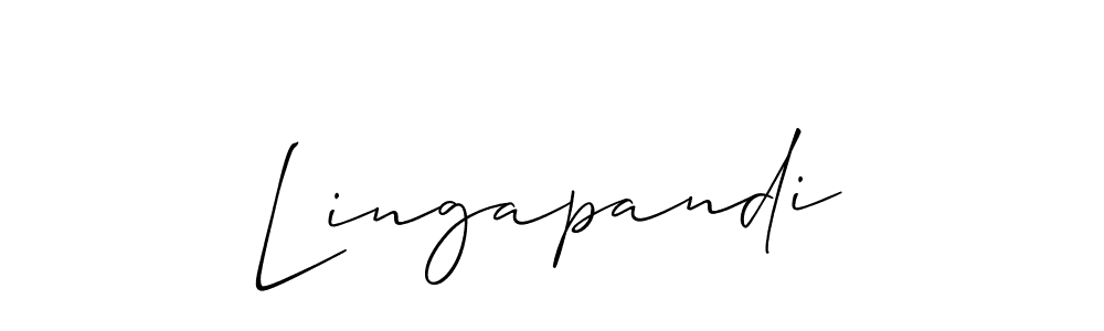 Once you've used our free online signature maker to create your best signature Allison_Script style, it's time to enjoy all of the benefits that Lingapandi name signing documents. Lingapandi signature style 2 images and pictures png