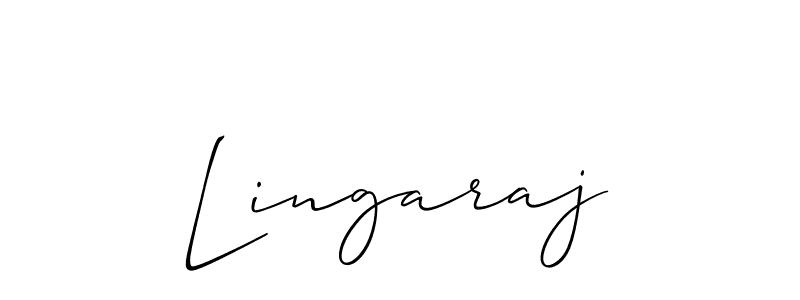 Also we have Lingaraj name is the best signature style. Create professional handwritten signature collection using Allison_Script autograph style. Lingaraj signature style 2 images and pictures png