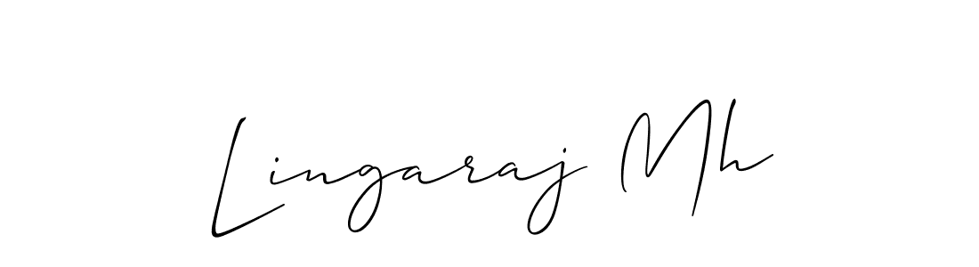 Create a beautiful signature design for name Lingaraj Mh. With this signature (Allison_Script) fonts, you can make a handwritten signature for free. Lingaraj Mh signature style 2 images and pictures png