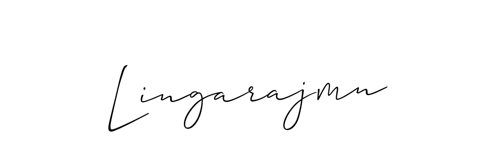 How to make Lingarajmn signature? Allison_Script is a professional autograph style. Create handwritten signature for Lingarajmn name. Lingarajmn signature style 2 images and pictures png