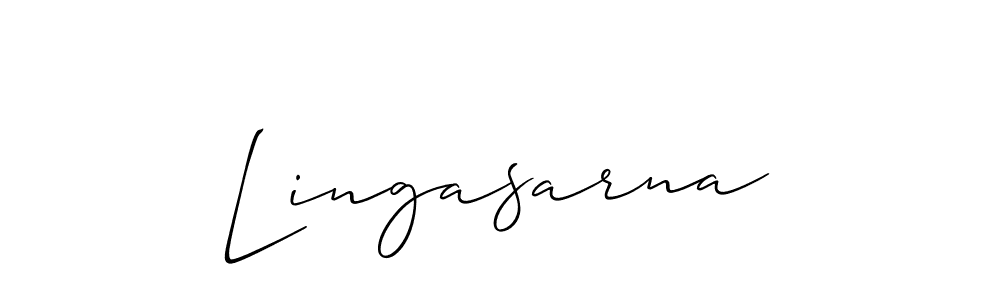 if you are searching for the best signature style for your name Lingasarna. so please give up your signature search. here we have designed multiple signature styles  using Allison_Script. Lingasarna signature style 2 images and pictures png