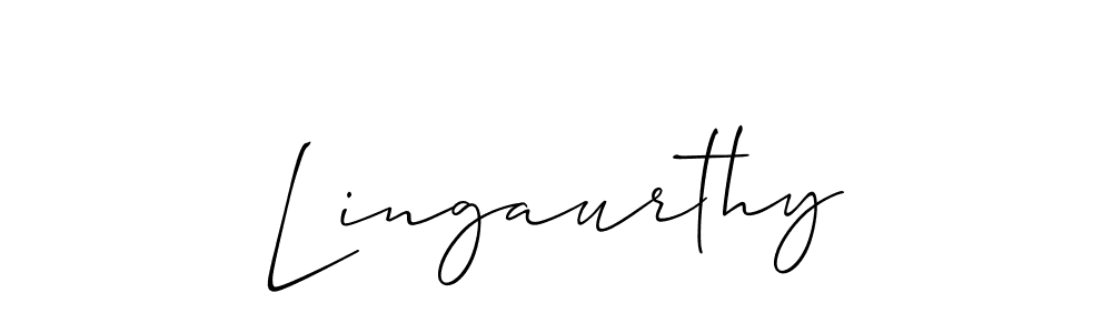 Similarly Allison_Script is the best handwritten signature design. Signature creator online .You can use it as an online autograph creator for name Lingaurthy. Lingaurthy signature style 2 images and pictures png