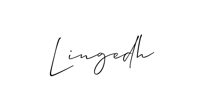 Check out images of Autograph of Lingedh name. Actor Lingedh Signature Style. Allison_Script is a professional sign style online. Lingedh signature style 2 images and pictures png