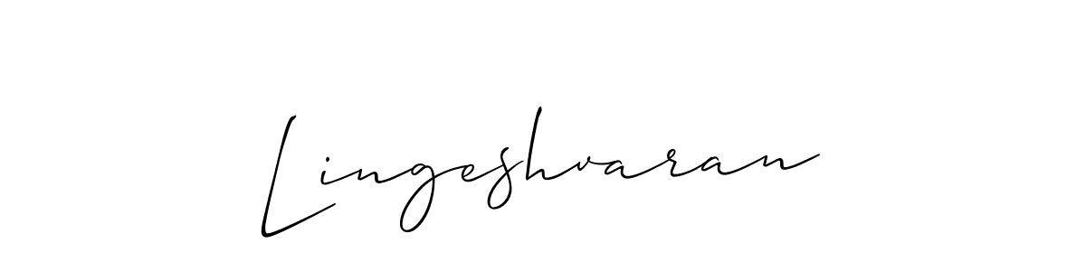 Best and Professional Signature Style for Lingeshvaran. Allison_Script Best Signature Style Collection. Lingeshvaran signature style 2 images and pictures png