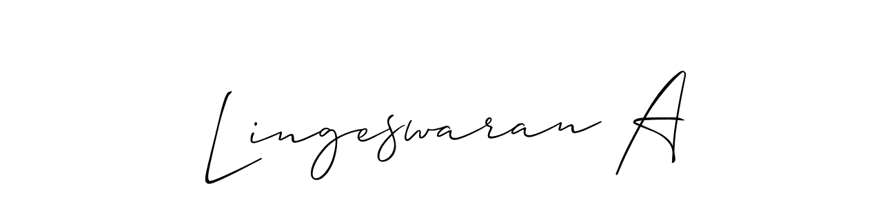 Here are the top 10 professional signature styles for the name Lingeswaran A. These are the best autograph styles you can use for your name. Lingeswaran A signature style 2 images and pictures png