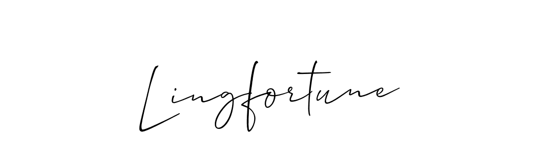 if you are searching for the best signature style for your name Lingfortune. so please give up your signature search. here we have designed multiple signature styles  using Allison_Script. Lingfortune signature style 2 images and pictures png