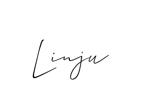 Similarly Allison_Script is the best handwritten signature design. Signature creator online .You can use it as an online autograph creator for name Linju. Linju signature style 2 images and pictures png