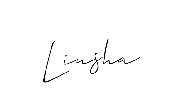 Here are the top 10 professional signature styles for the name Linsha. These are the best autograph styles you can use for your name. Linsha signature style 2 images and pictures png