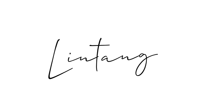 Also we have Lintang name is the best signature style. Create professional handwritten signature collection using Allison_Script autograph style. Lintang signature style 2 images and pictures png