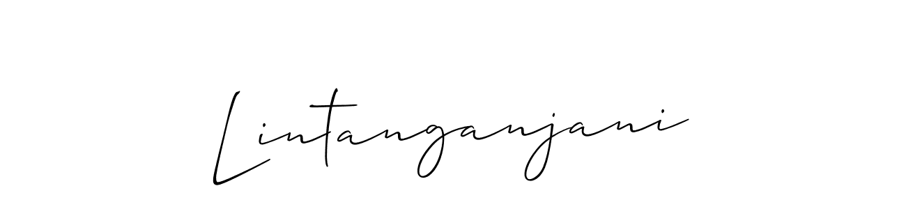 Once you've used our free online signature maker to create your best signature Allison_Script style, it's time to enjoy all of the benefits that Lintanganjani name signing documents. Lintanganjani signature style 2 images and pictures png
