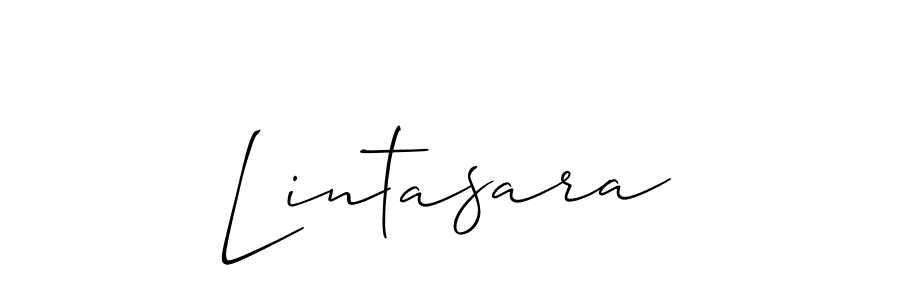 Once you've used our free online signature maker to create your best signature Allison_Script style, it's time to enjoy all of the benefits that Lintasara name signing documents. Lintasara signature style 2 images and pictures png