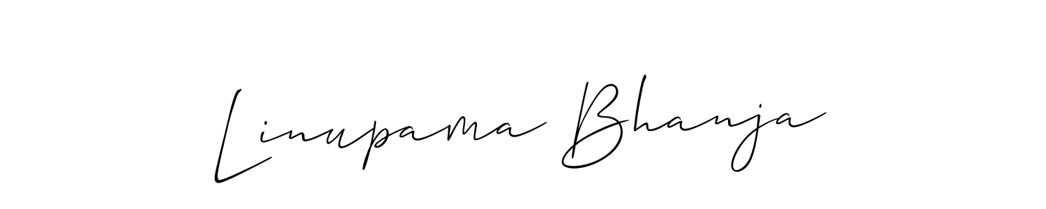 You can use this online signature creator to create a handwritten signature for the name Linupama Bhanja. This is the best online autograph maker. Linupama Bhanja signature style 2 images and pictures png