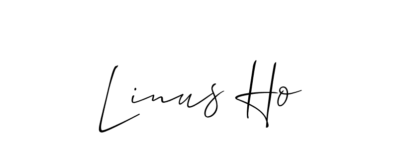 This is the best signature style for the Linus Ho name. Also you like these signature font (Allison_Script). Mix name signature. Linus Ho signature style 2 images and pictures png