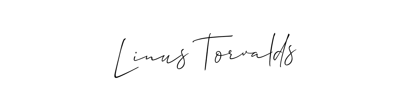 How to make Linus Torvalds signature? Allison_Script is a professional autograph style. Create handwritten signature for Linus Torvalds name. Linus Torvalds signature style 2 images and pictures png