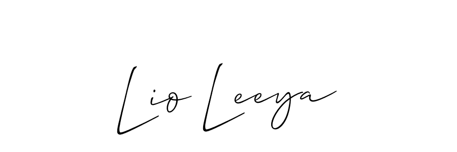 Check out images of Autograph of Lio Leeya name. Actor Lio Leeya Signature Style. Allison_Script is a professional sign style online. Lio Leeya signature style 2 images and pictures png