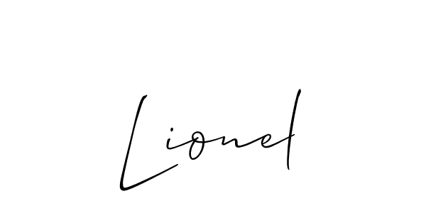 How to make Lionel signature? Allison_Script is a professional autograph style. Create handwritten signature for Lionel name. Lionel signature style 2 images and pictures png