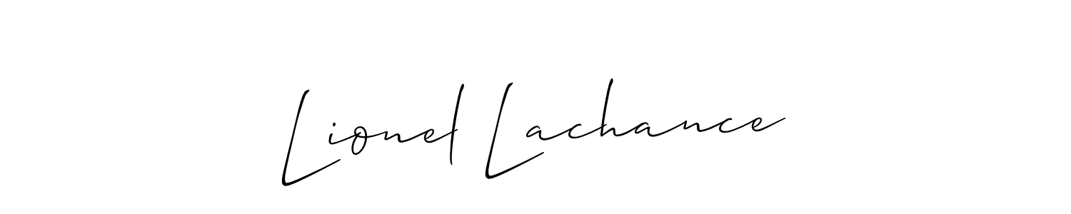 How to make Lionel Lachance signature? Allison_Script is a professional autograph style. Create handwritten signature for Lionel Lachance name. Lionel Lachance signature style 2 images and pictures png