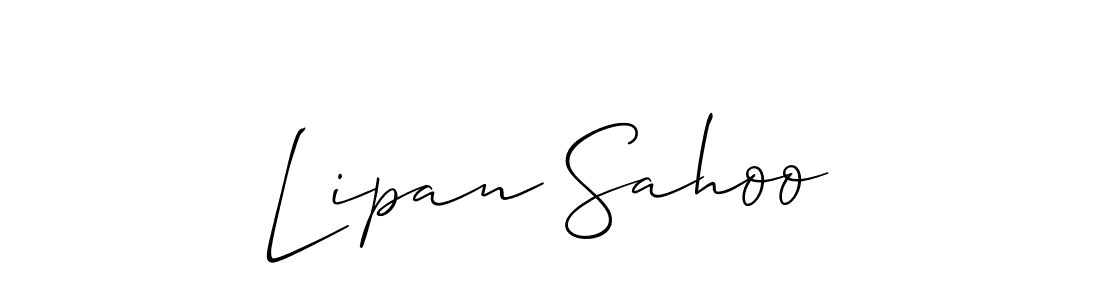 Make a beautiful signature design for name Lipan Sahoo. Use this online signature maker to create a handwritten signature for free. Lipan Sahoo signature style 2 images and pictures png