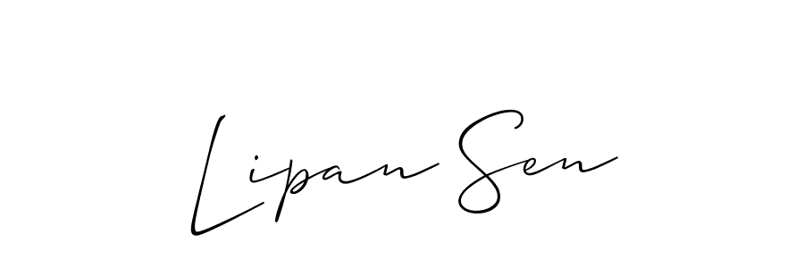 You can use this online signature creator to create a handwritten signature for the name Lipan Sen. This is the best online autograph maker. Lipan Sen signature style 2 images and pictures png