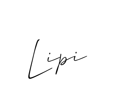 Make a beautiful signature design for name Lipi. Use this online signature maker to create a handwritten signature for free. Lipi signature style 2 images and pictures png