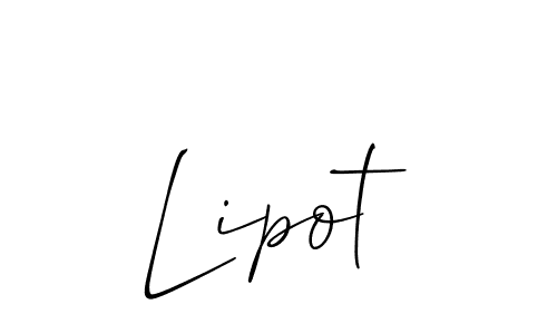 Best and Professional Signature Style for Lipot. Allison_Script Best Signature Style Collection. Lipot signature style 2 images and pictures png