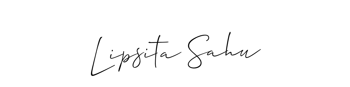 Once you've used our free online signature maker to create your best signature Allison_Script style, it's time to enjoy all of the benefits that Lipsita Sahu name signing documents. Lipsita Sahu signature style 2 images and pictures png