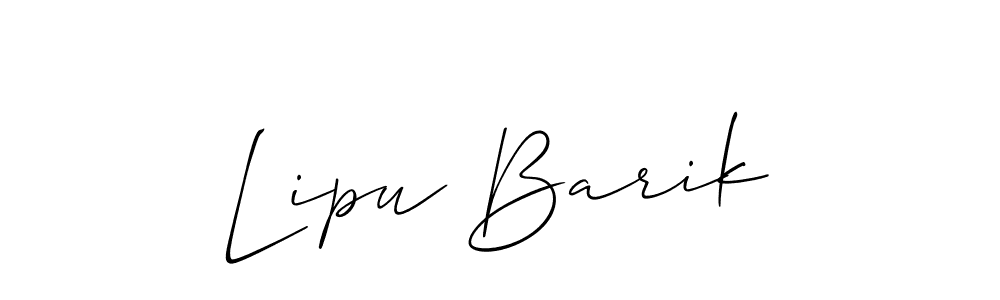 Best and Professional Signature Style for Lipu Barik. Allison_Script Best Signature Style Collection. Lipu Barik signature style 2 images and pictures png