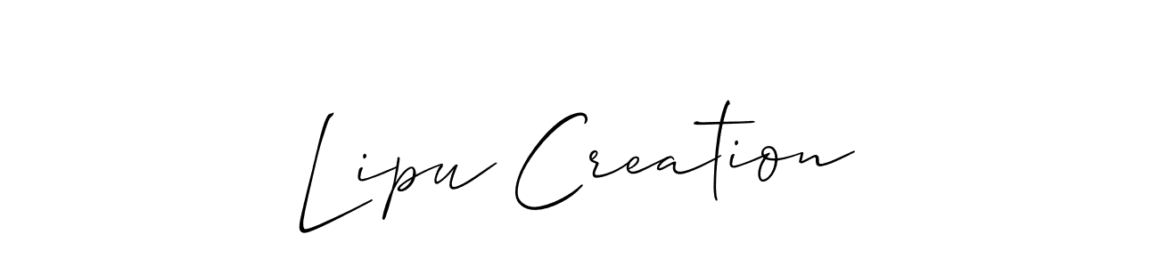 Best and Professional Signature Style for Lipu Creation. Allison_Script Best Signature Style Collection. Lipu Creation signature style 2 images and pictures png